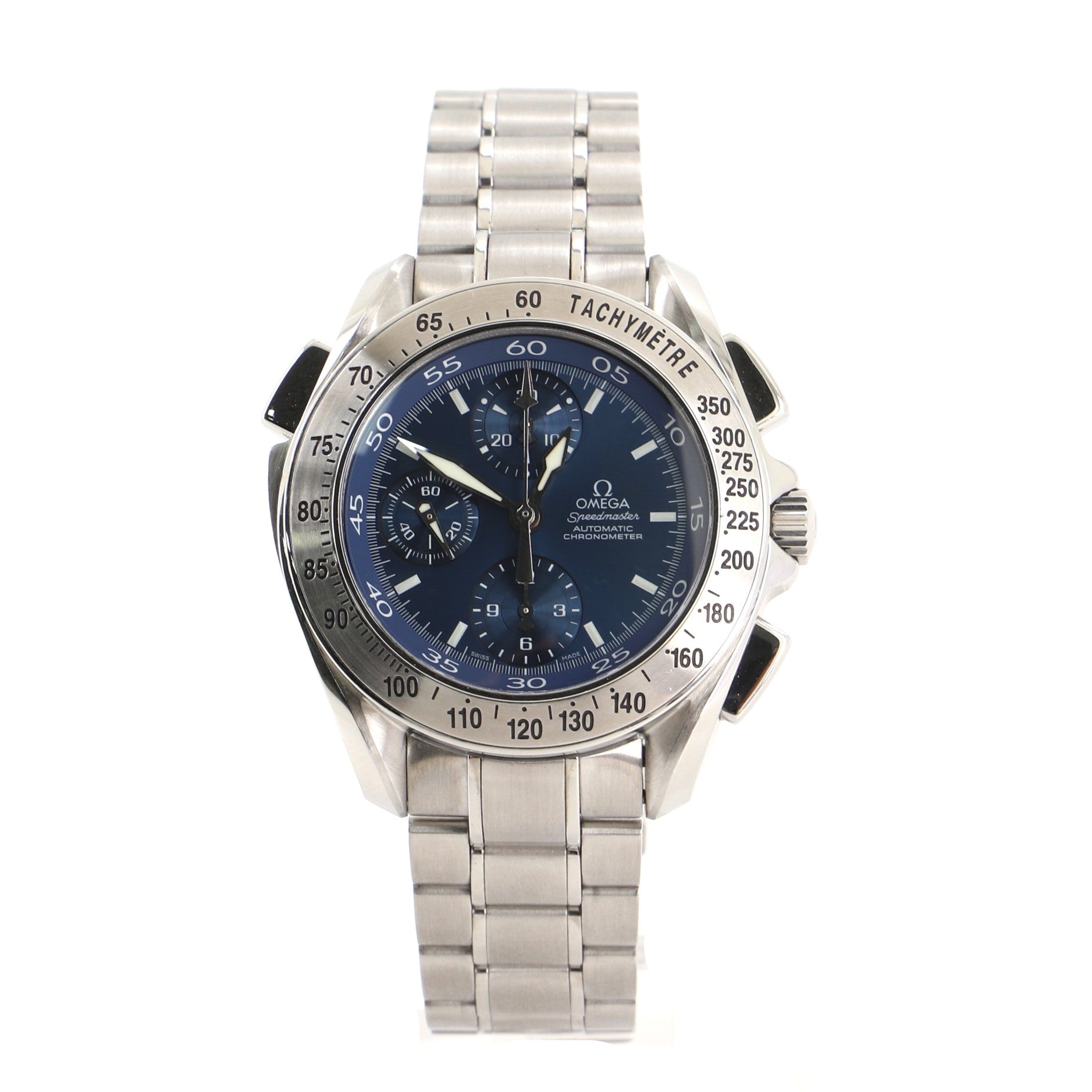 Omega Speedmaster Split-Seconds Chronograph Automatic Watch Stainless Steel 42