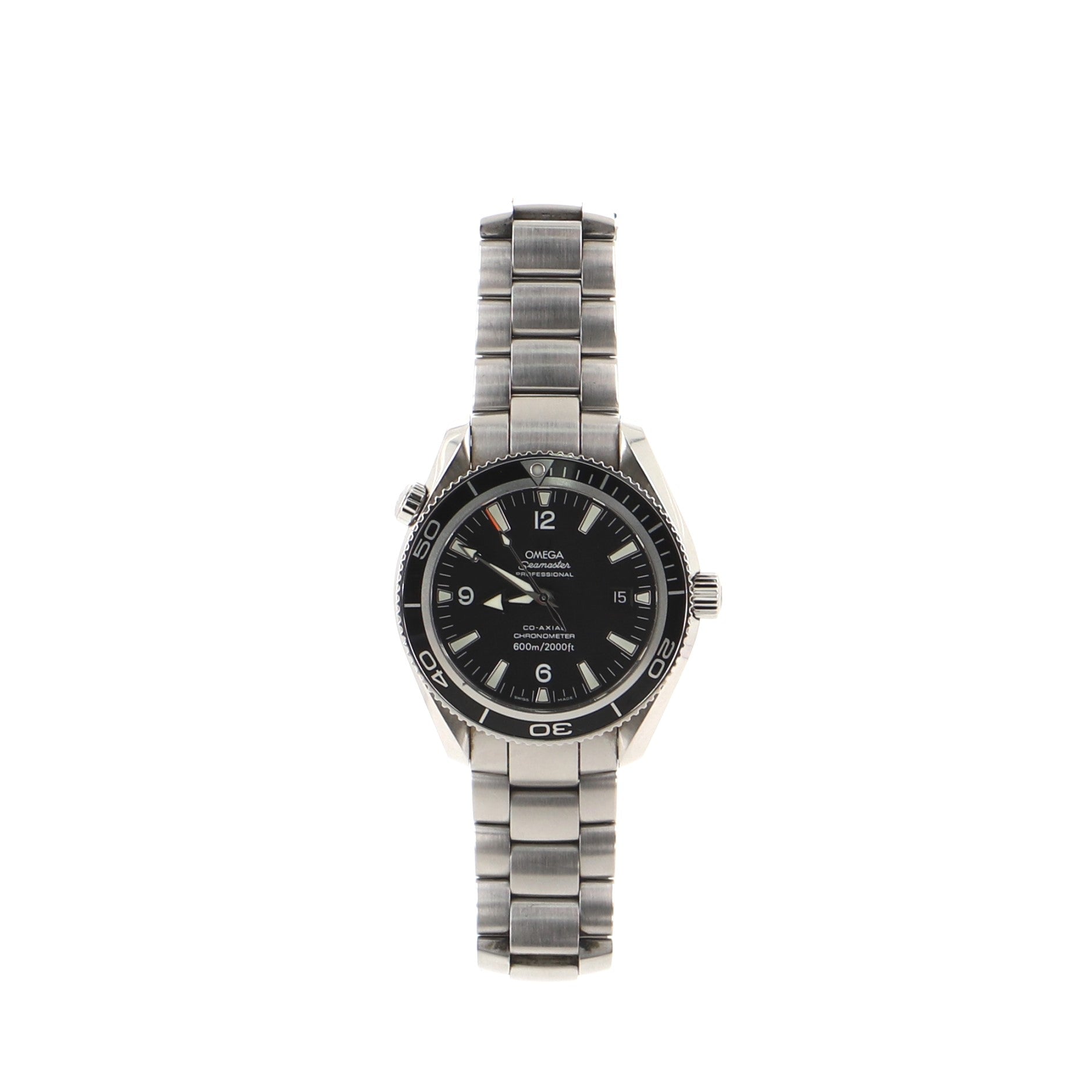Omega Seamaster Professional Planet Ocean 600M Co-Axial Chronometer Automatic Watch Stainless Steel 42
