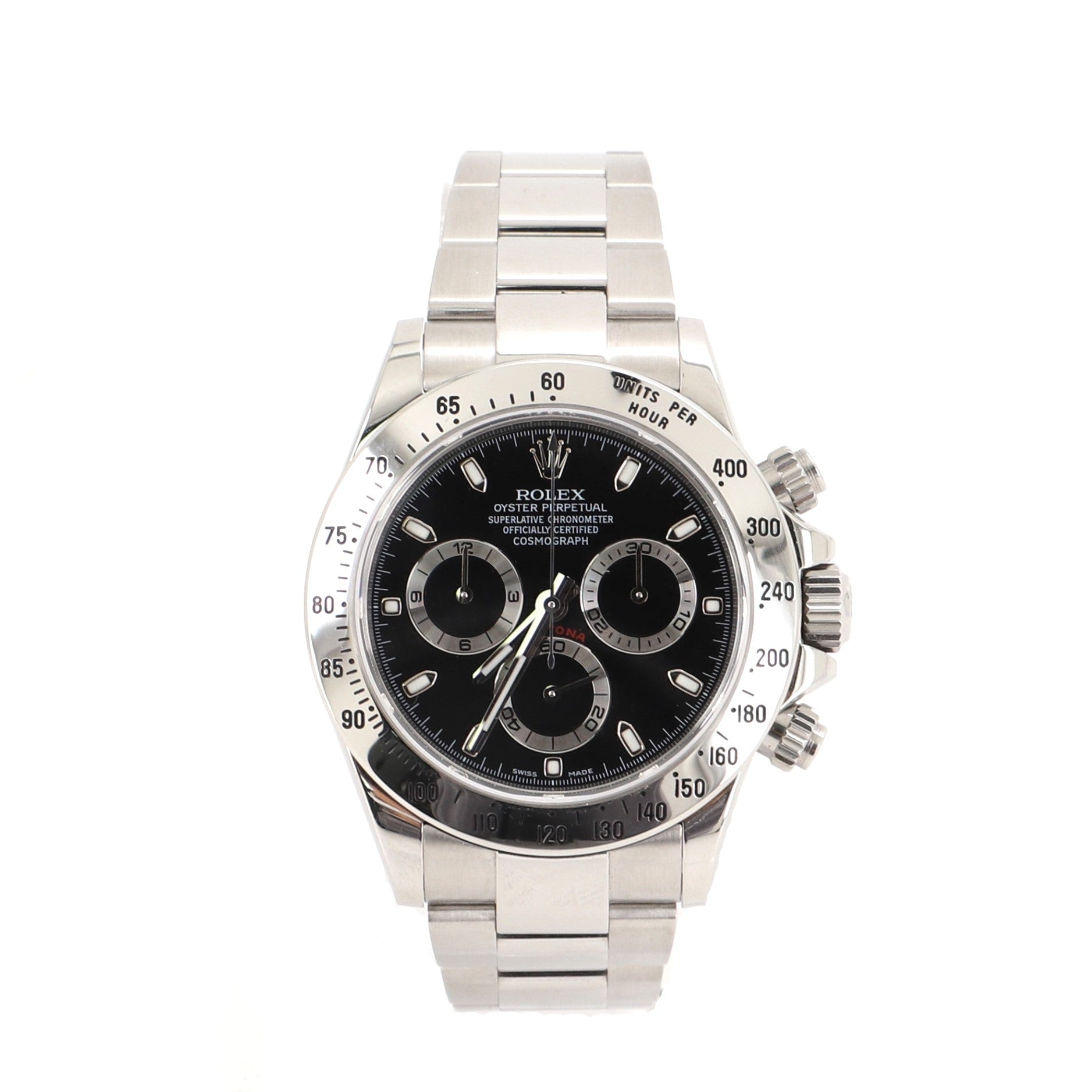Rolex Oyster Perpetual Cosmograph Daytona Automatic Watch Stainless Steel 40