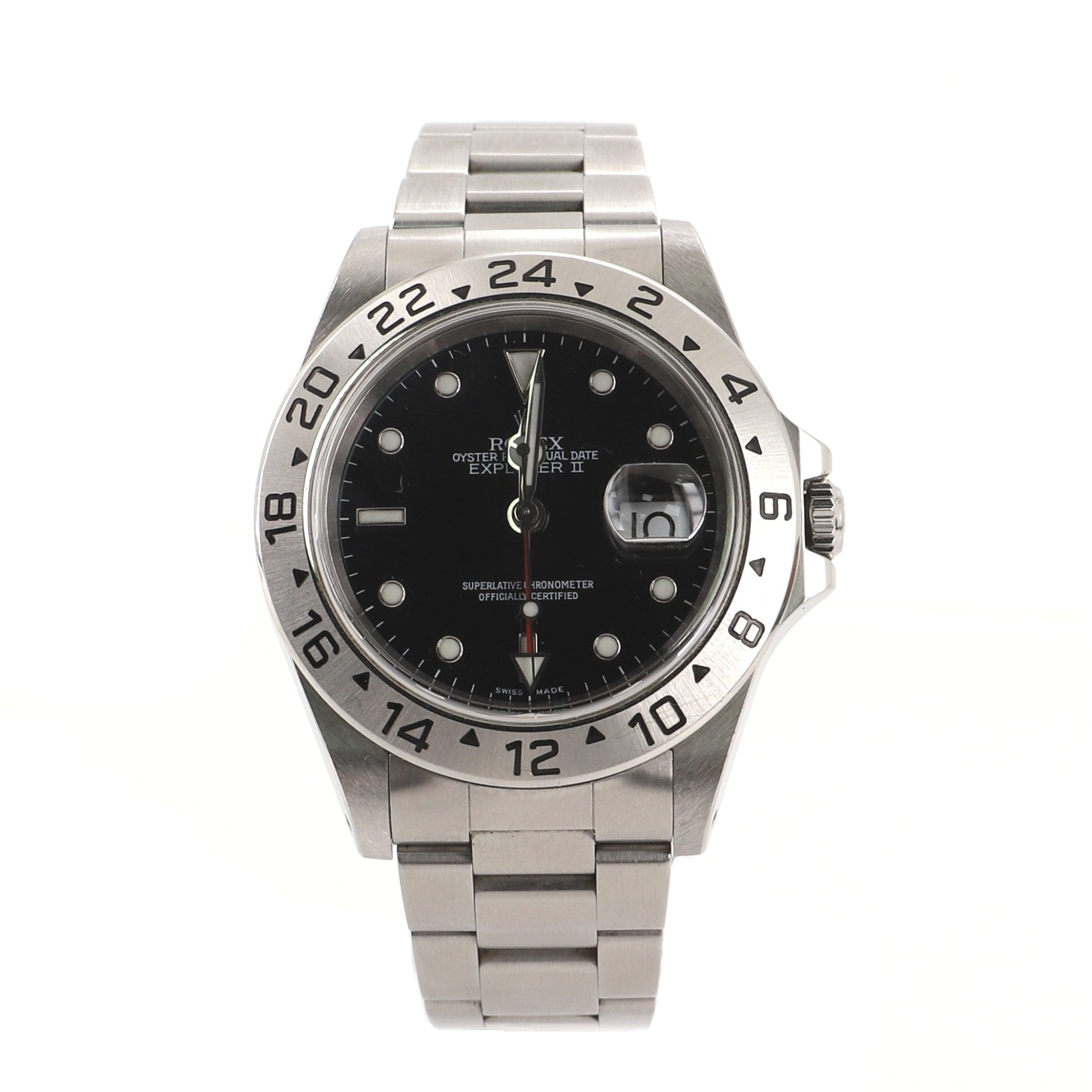 Rolex Oyster Perpetual Explorer II Automatic Watch Stainless Steel 40