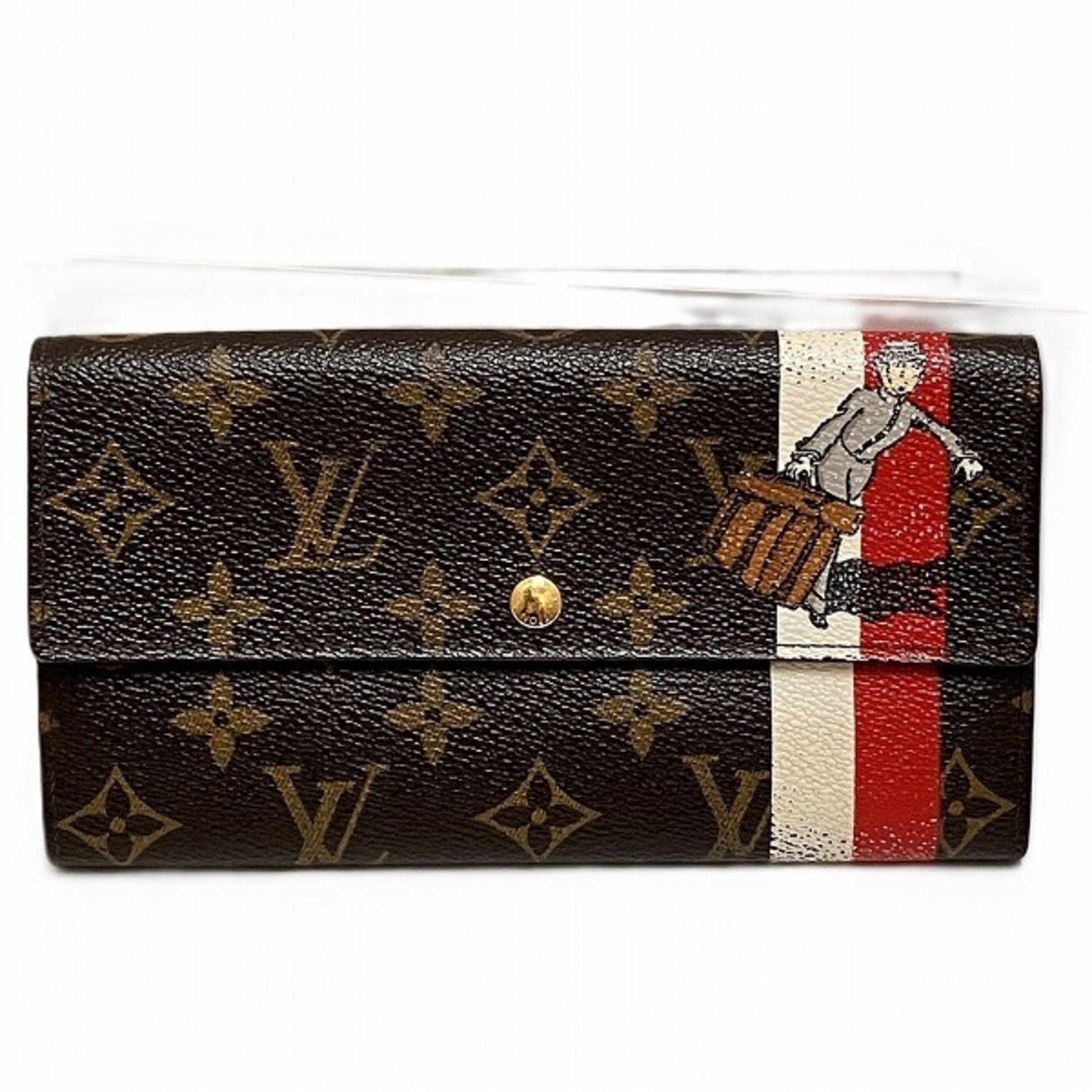Louis Vuitton Sarah Canvas Wallet