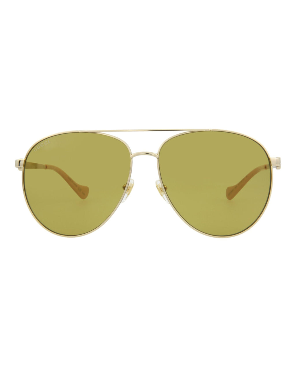 Aviator-Frame Metal Sunglasses