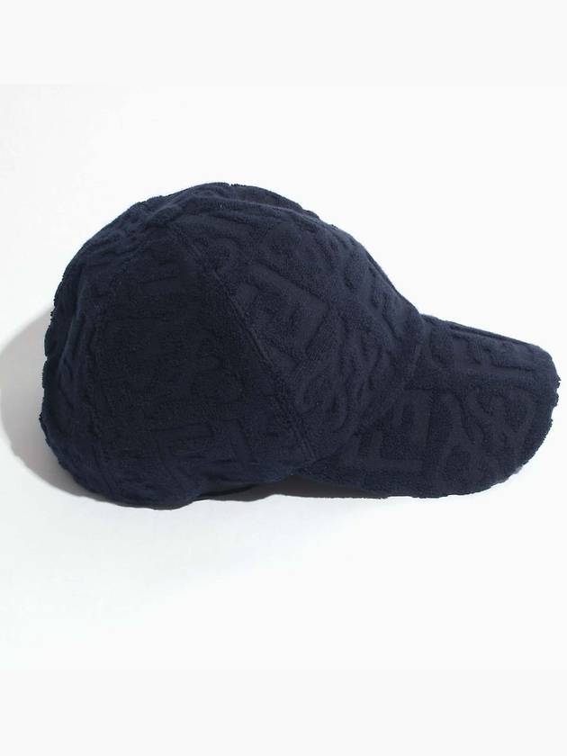 Fendi FF All Over Logo Pattern Ball Cap Blue
