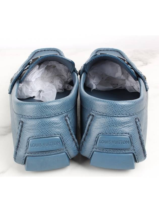Louis Vuitton LV Initial Leather Loafer Blue 8 270