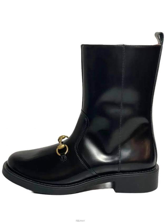 Gucci Horsebit Ankle Walker Boots Black