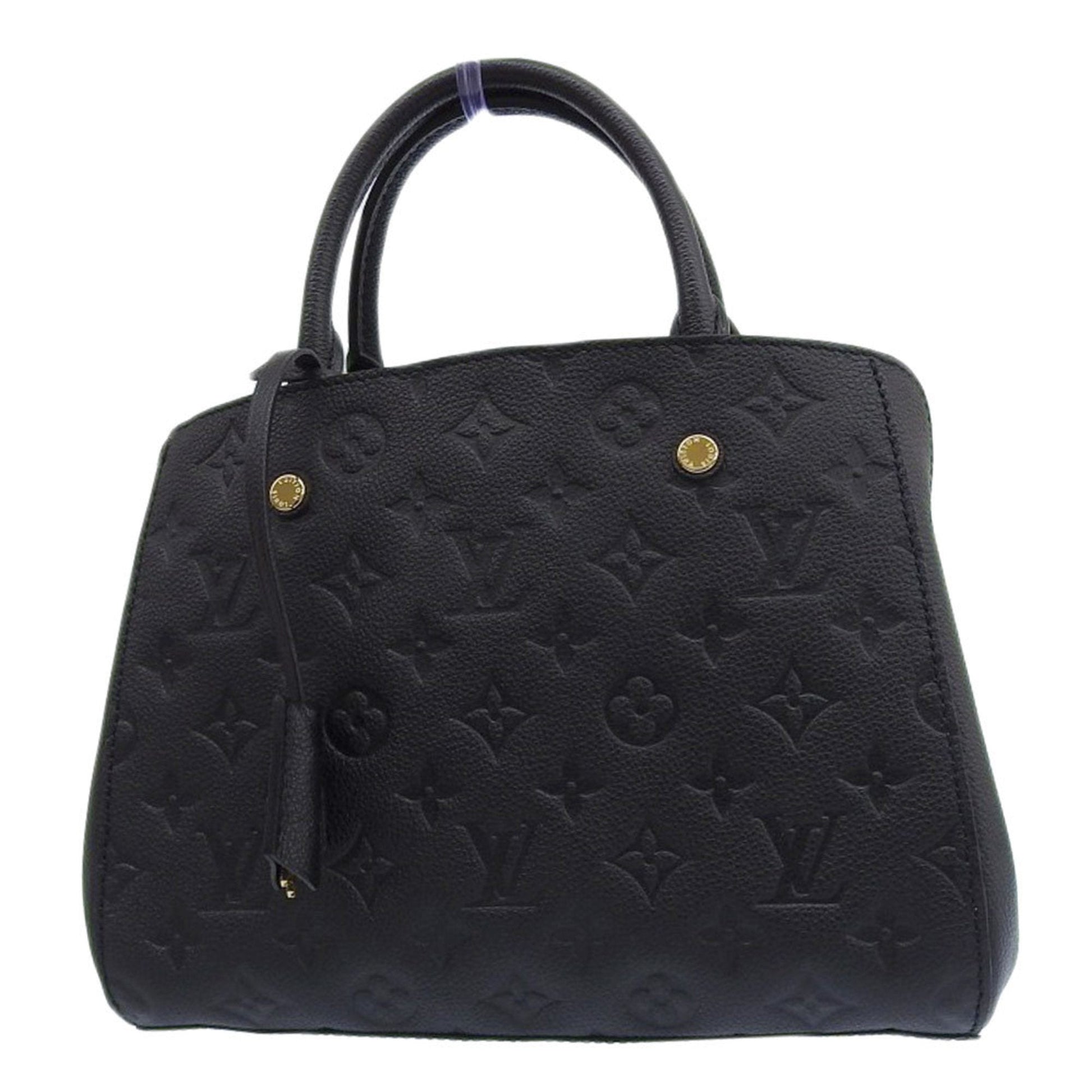 Louis Vuitton Monogram Empreinte Noir Leather Handbag