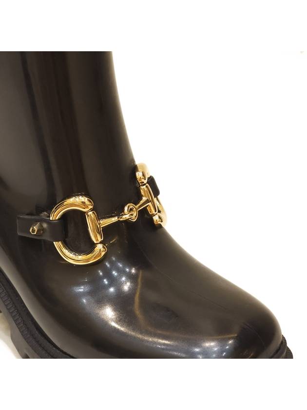 Gucci Women's Horsebit Ankle Chelsea Boots Black