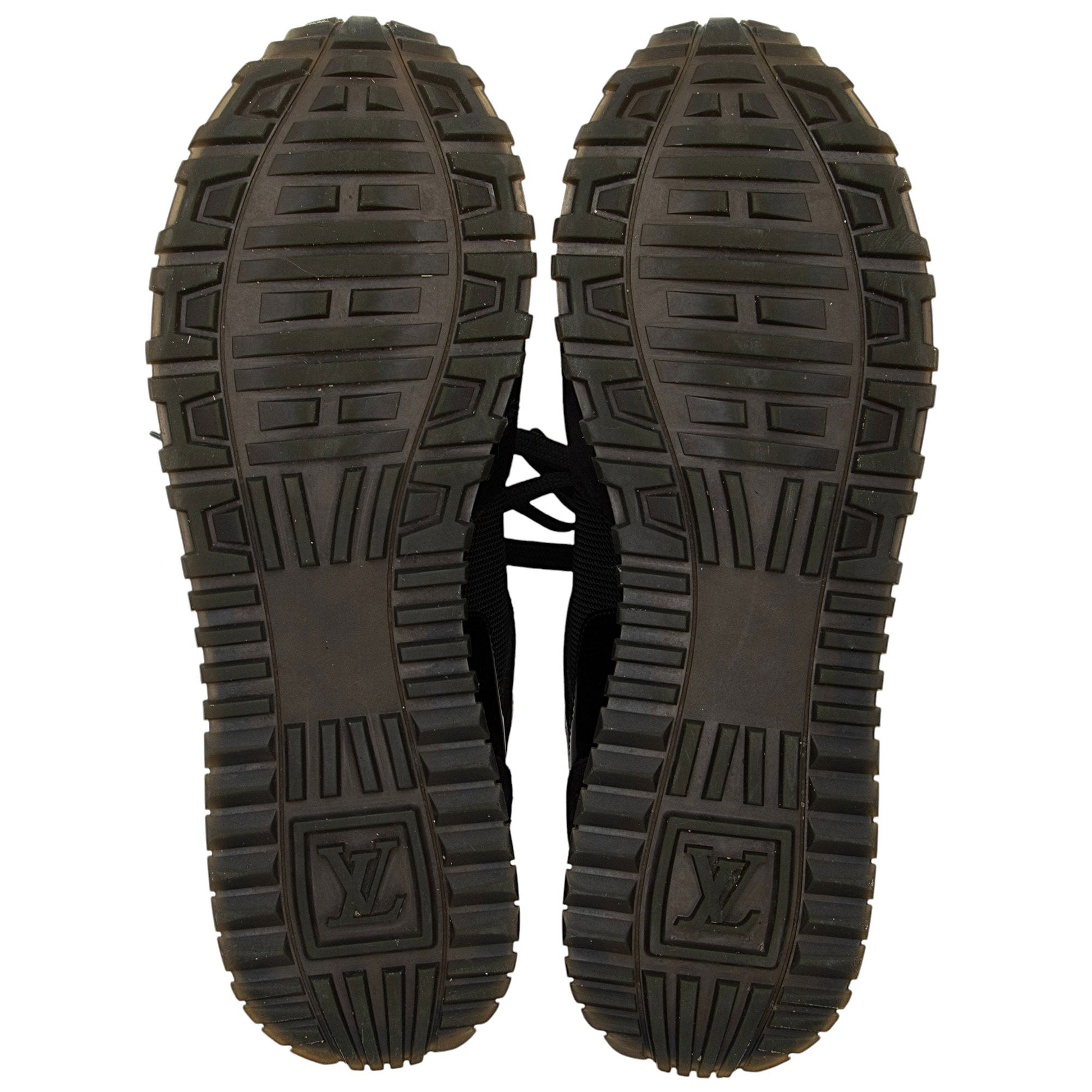 Louis Vuitton Monogram Canvas Suede Run Away Sneakers