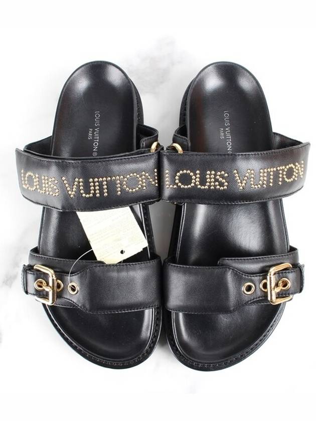 Louis Vuitton Paseo flat comfort sandals 37 240