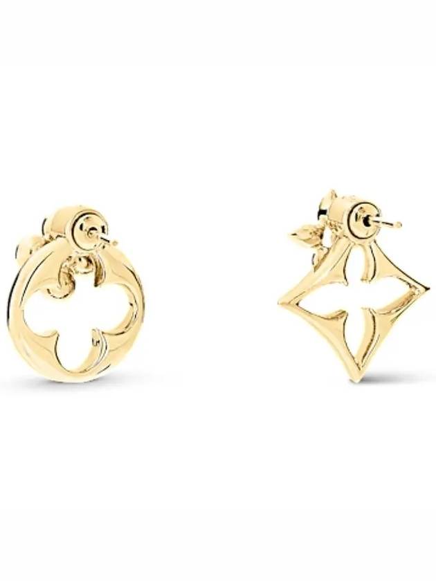 Louis Vuitton Flowergram Earrings Gold