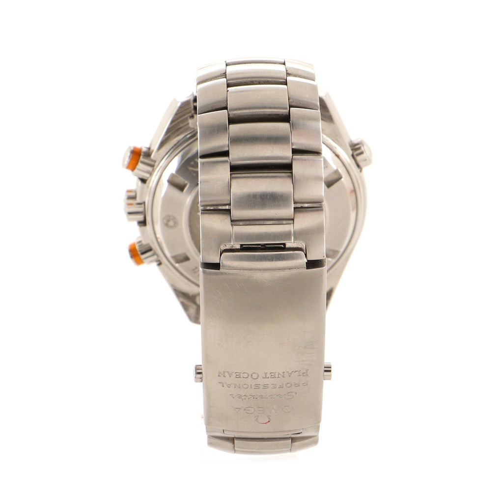 Omega Seamaster Planet Ocean 600M Co-Axial Chronometer Chronograph Automatic Watch Stainless Steel 45
