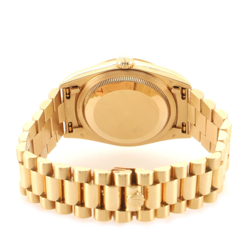 Rolex Oyster Perpetual President Day-Date Automatic Watch Yellow Gold 36