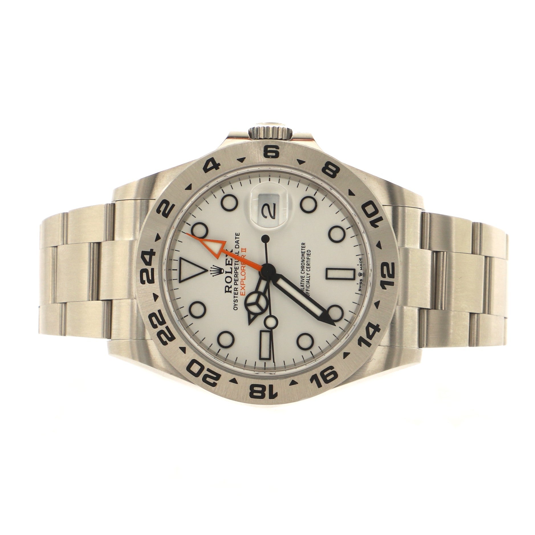 Rolex Oyster Perpetual Explorer II Automatic Watch Stainless Steel 42