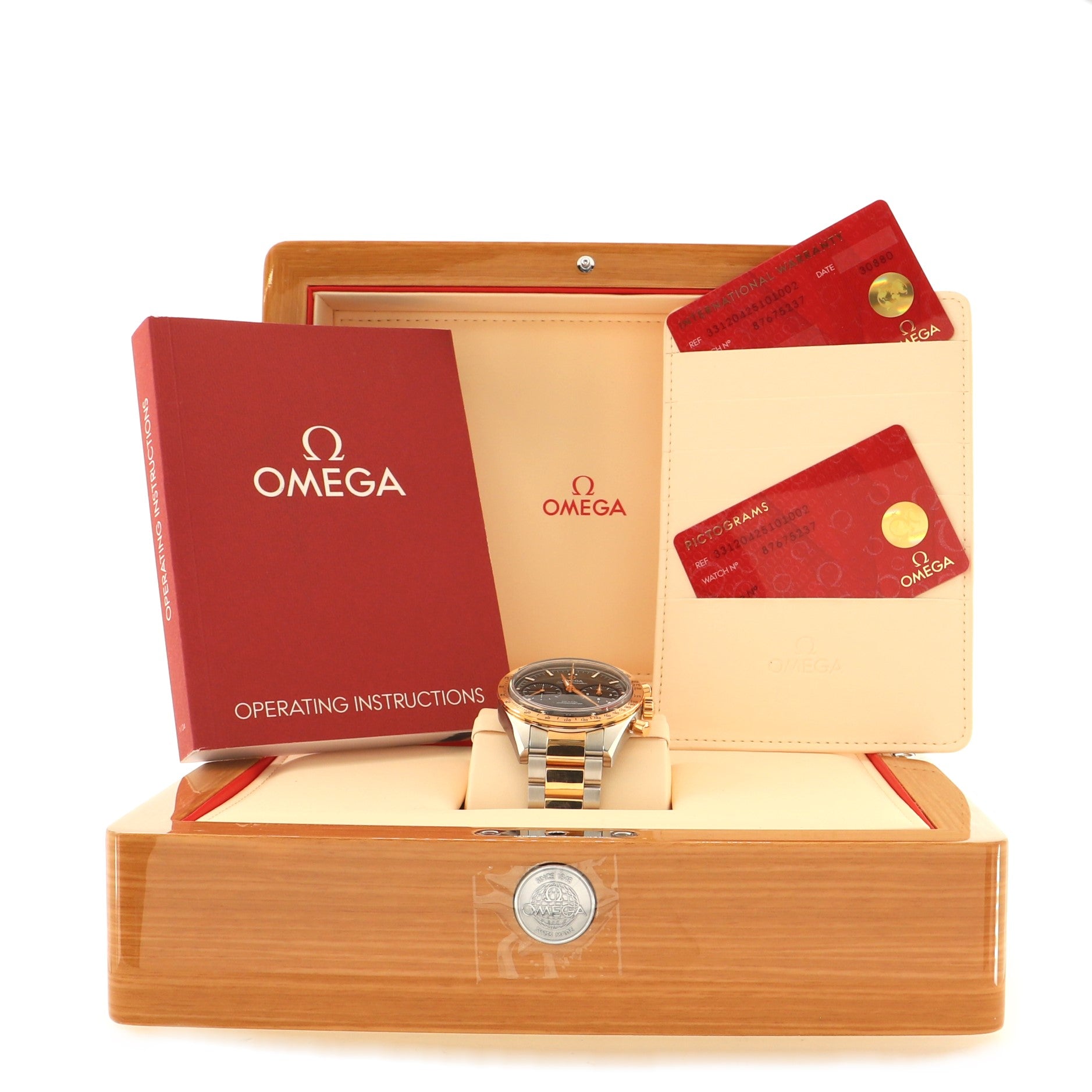 Omega Speedmaster '57 Co-Axial Chronometer Chronograph Automatic Watch Stainless Steel and Rose Gold 41