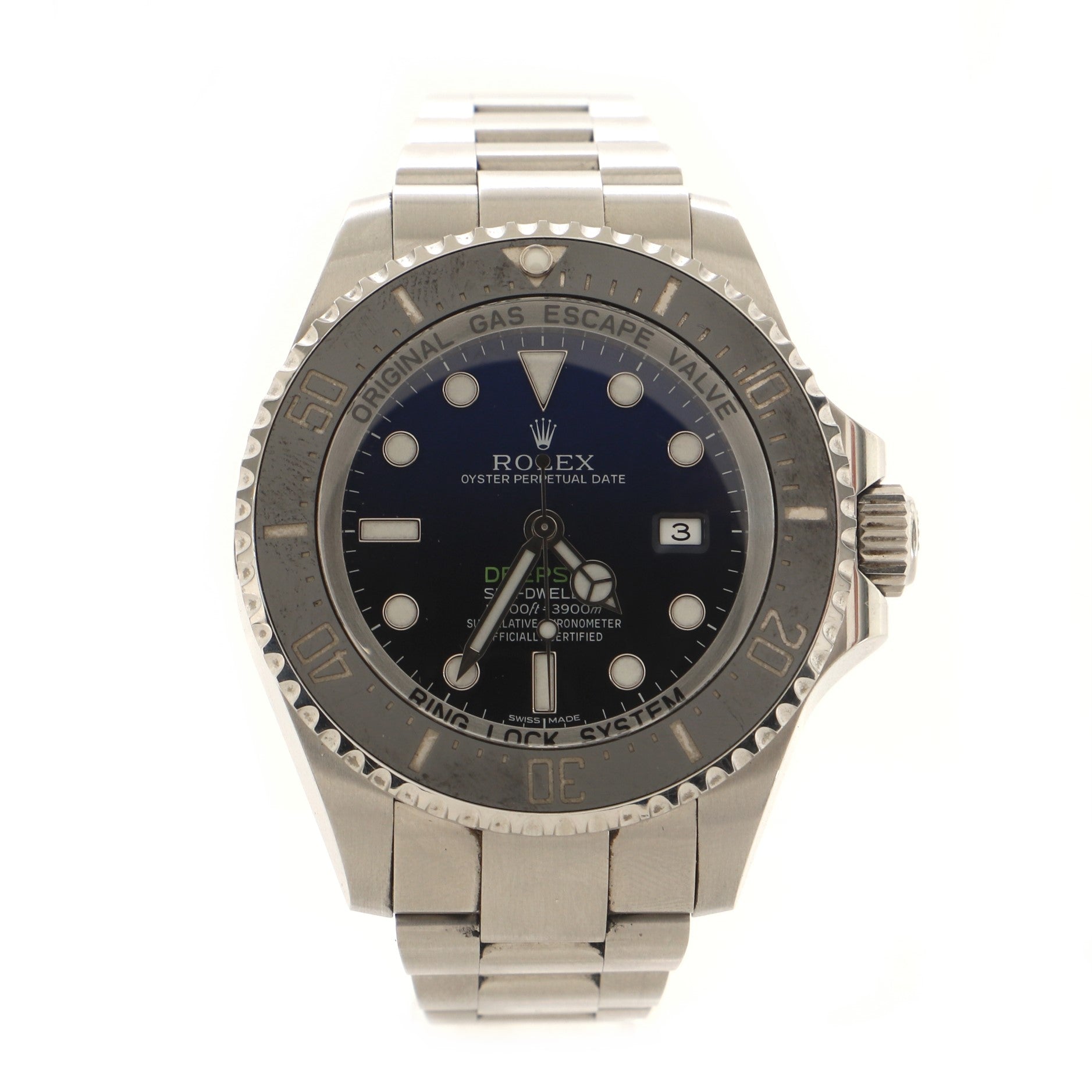 Rolex Oyster Perpetual Deepsea Sea-Dweller James Cameron Automatic Watch Stainless Steel and Cerachrom 44