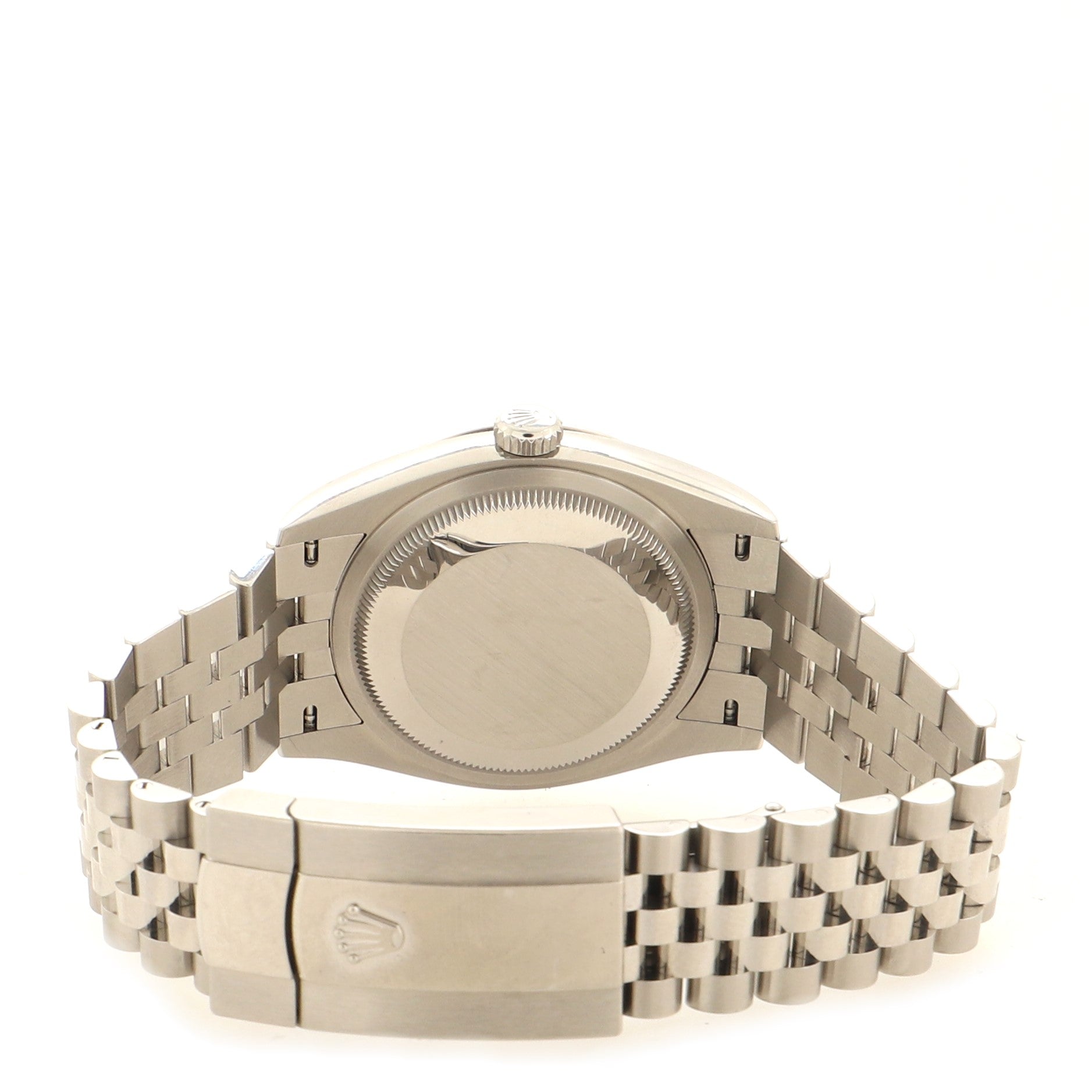 Rolex Oyster Perpetual Datejust Automatic Watch Stainless Steel and White Gold with Diamond VI and IX Numerals 36