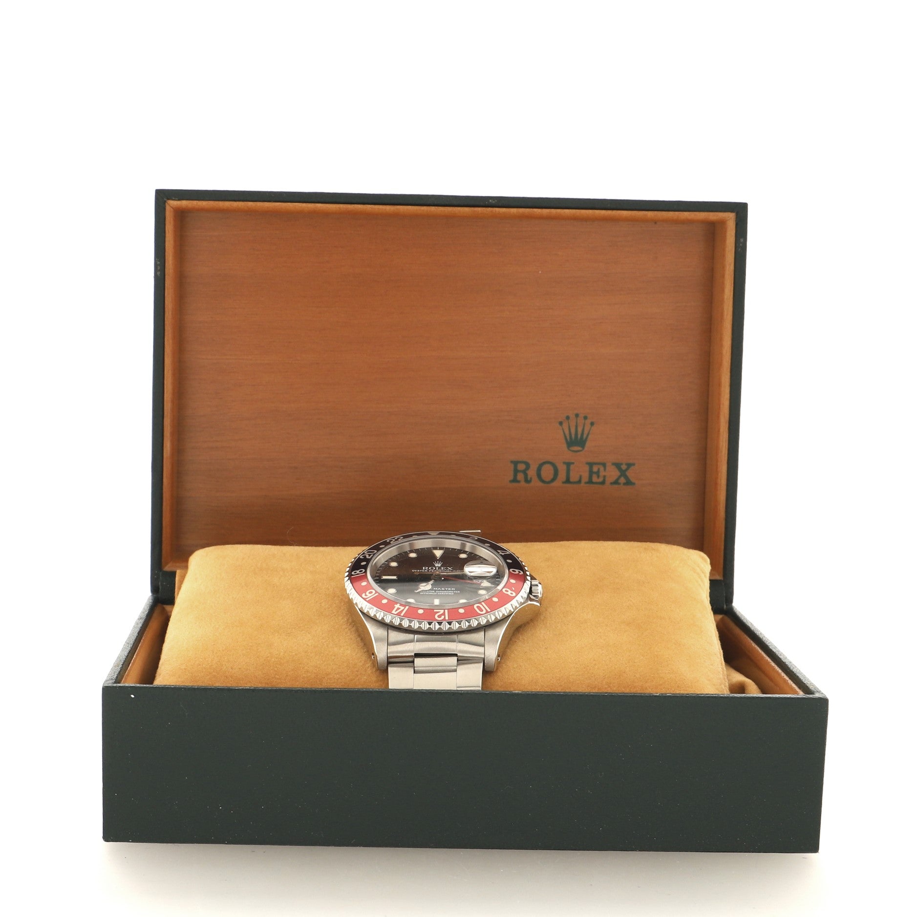 Rolex Oyster Perpetual Date GMT-Master Pepsi Automatic Watch Stainless Steel 40