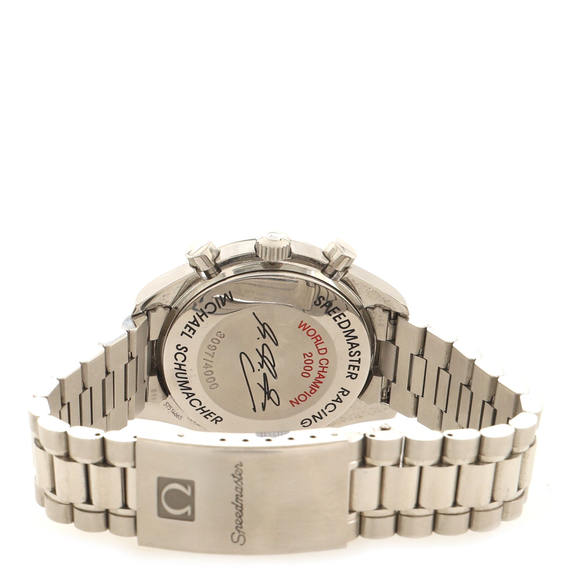 Omega Speedmaster Schumacher Racing Automatic Watch Stainless Steel 36