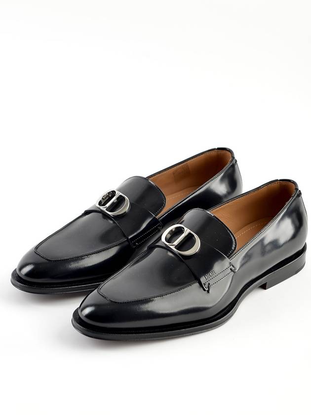 Christian Dior CD Icon Buckle Timeless Loafer Black
