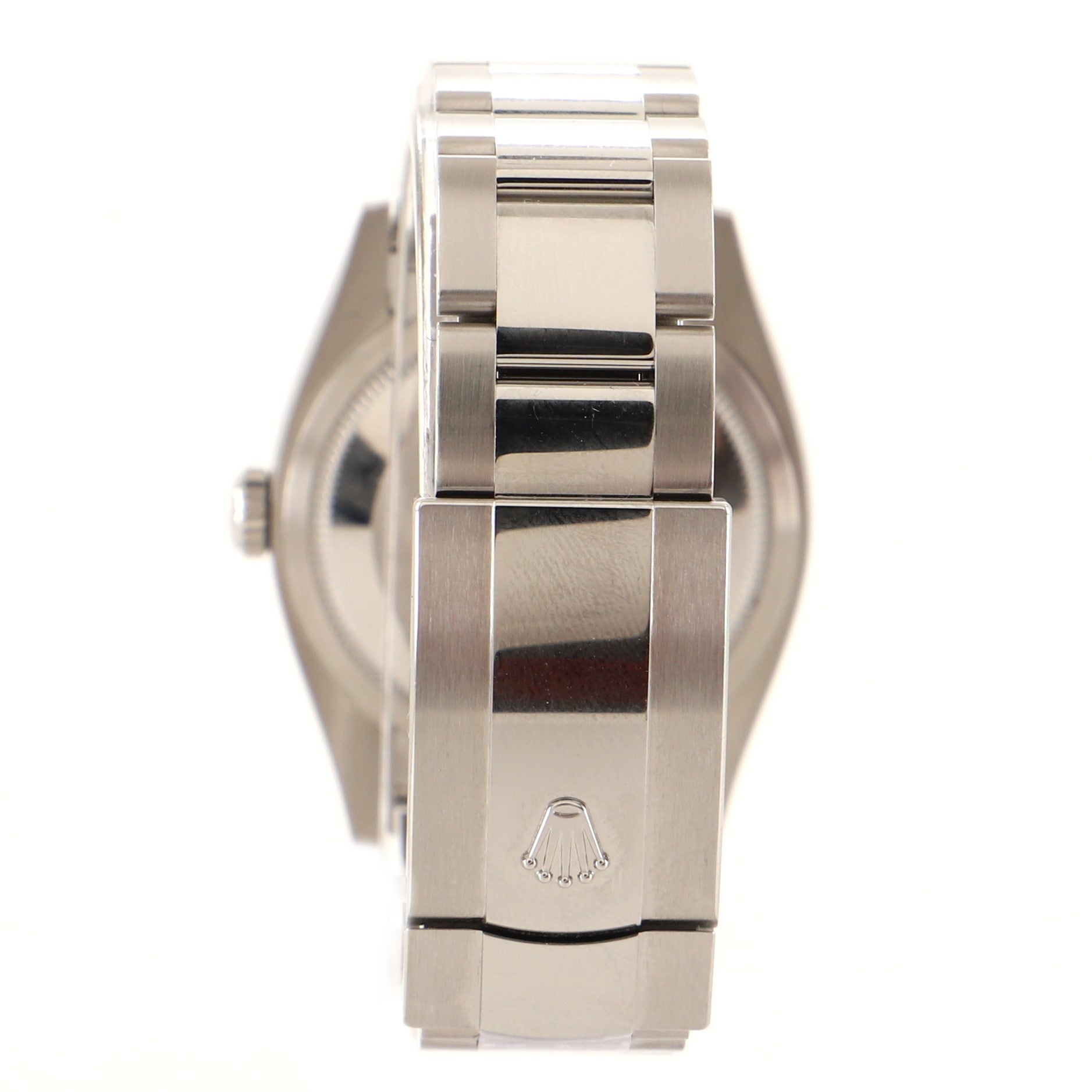 Rolex Oyster Perpetual Datejust Automatic Watch Stainless Steel and White Gold with Diamond VI and IX Numerals 36
