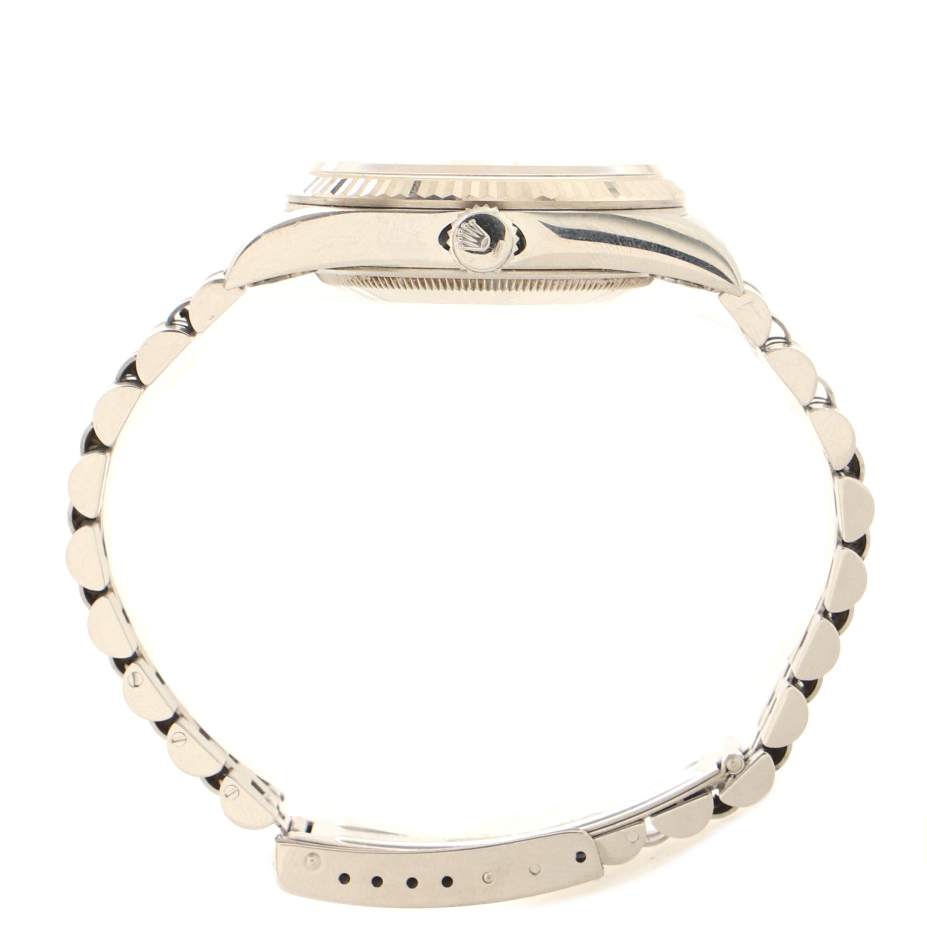 Rolex Oyster Perpetual Datejust Automatic Watch Stainless Steel and White Gold 36