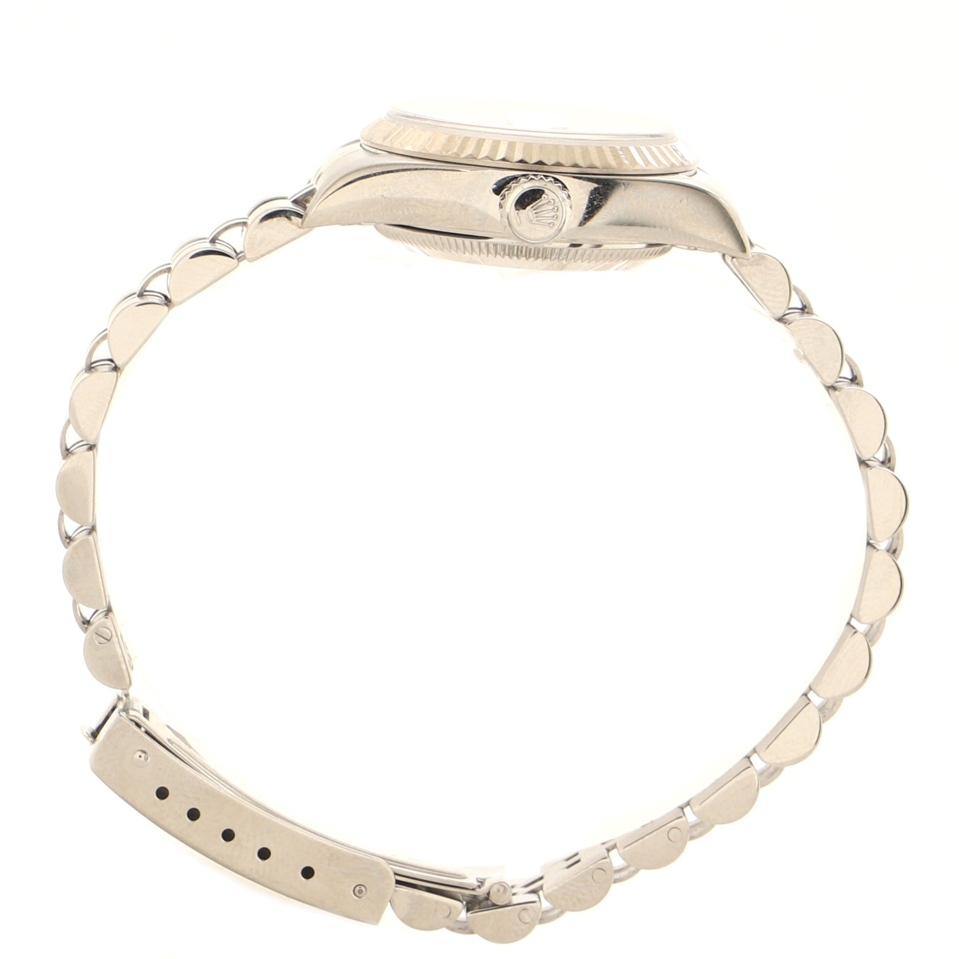 Rolex Oyster Perpetual Datejust Automatic Watch Stainless Steel and White Gold 26