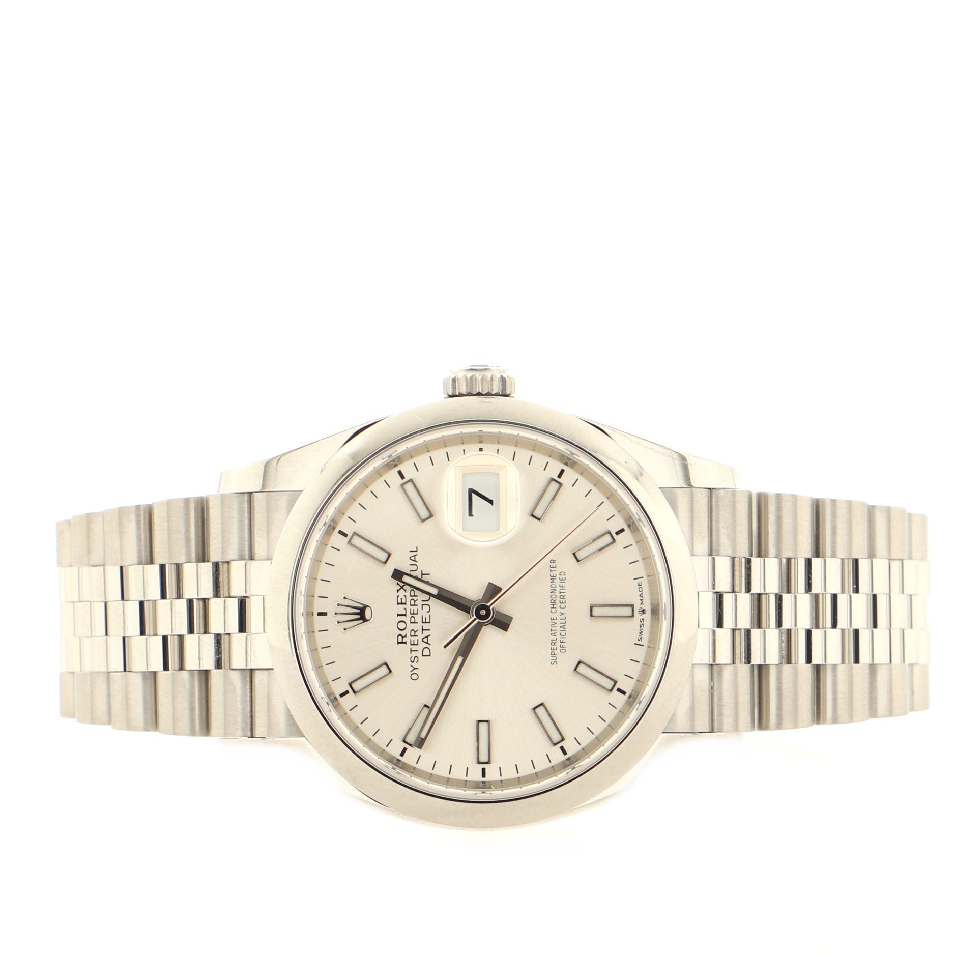 Rolex Oyster Perpetual Datejust Automatic Watch Stainless Steel 36