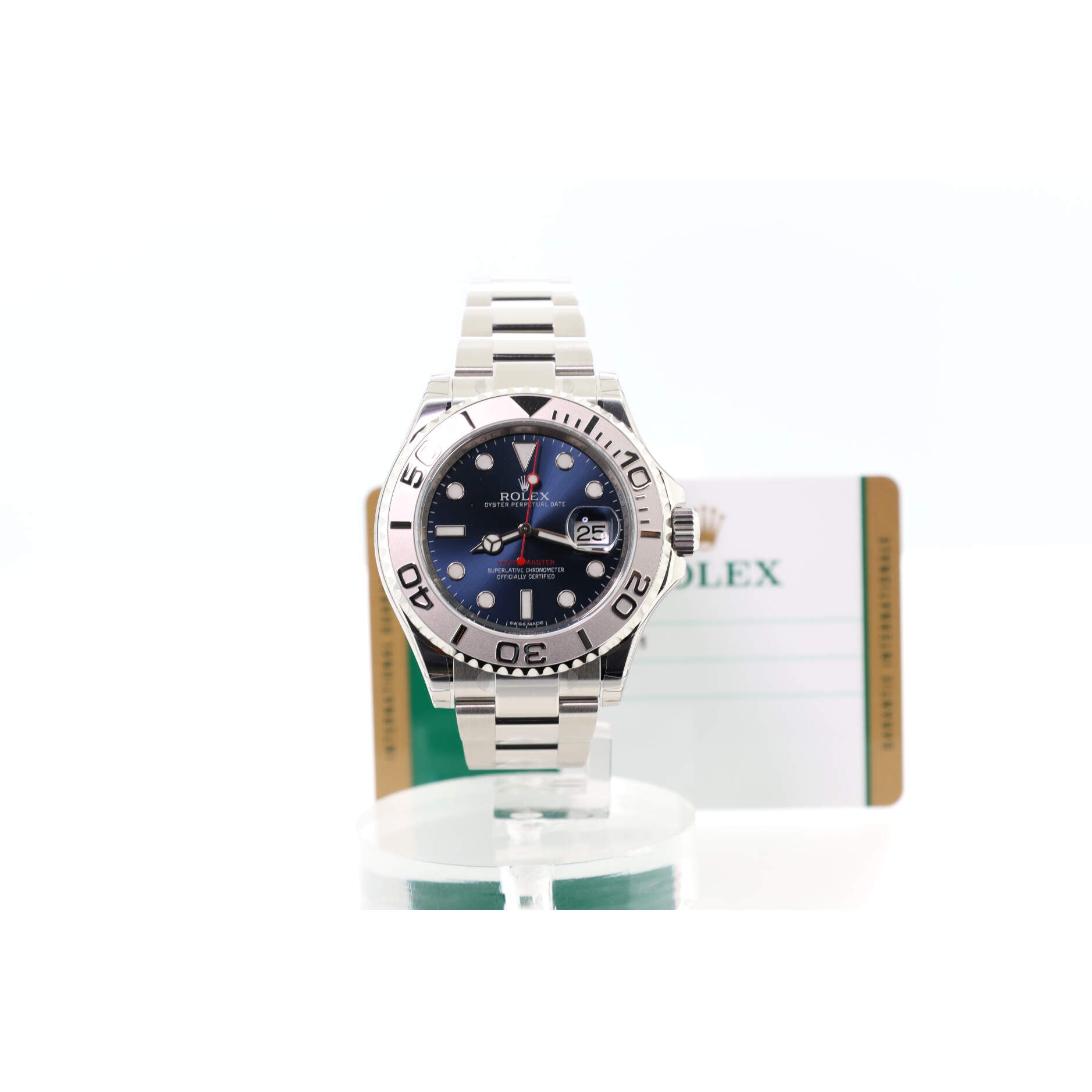 Rolex Oyster Perpetual Yacht-Master Automatic Watch Stainless Steel and Platinum 40