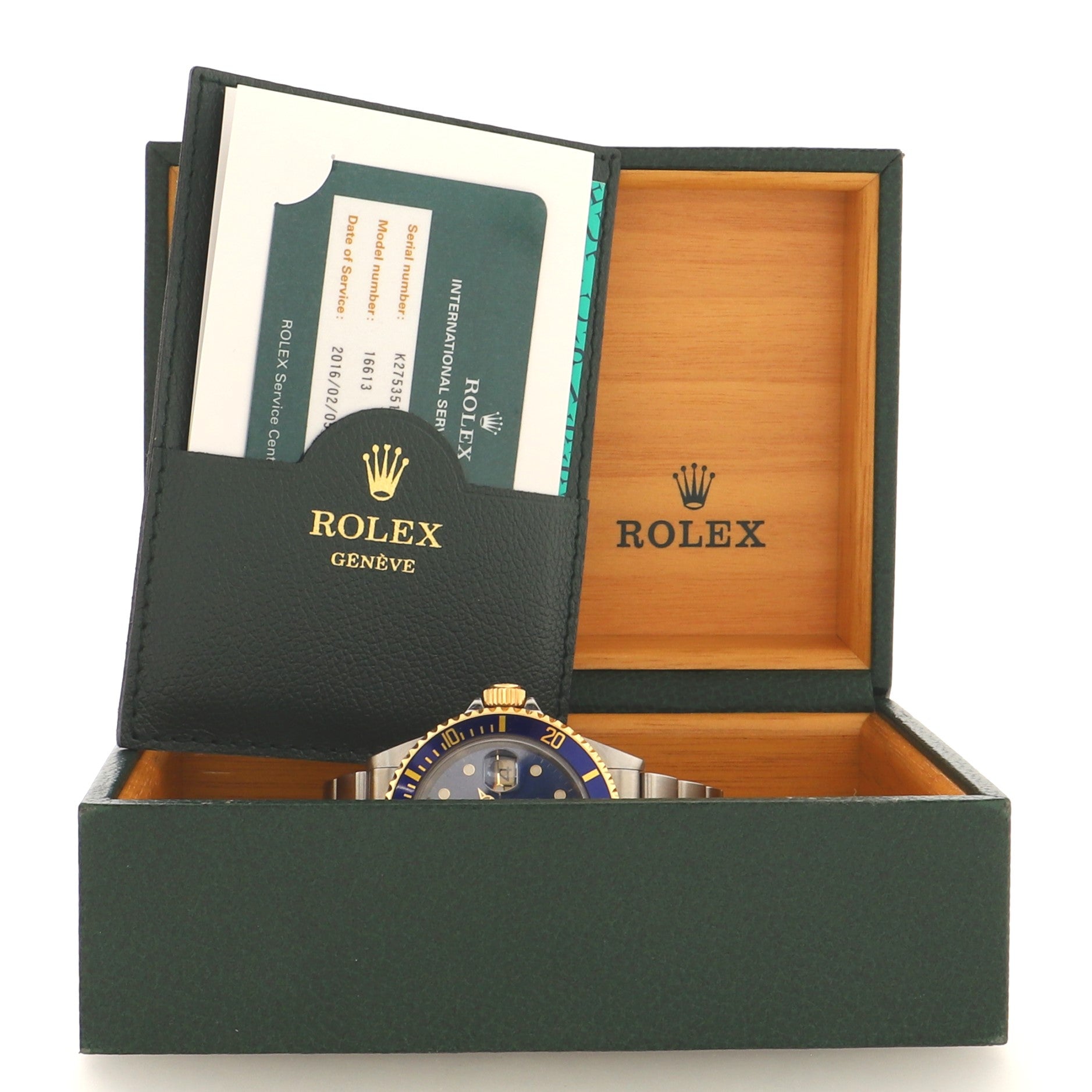 Rolex Oyster Perpetual Submariner Date Automatic Watch Stainless Steel and Yellow Gold 40