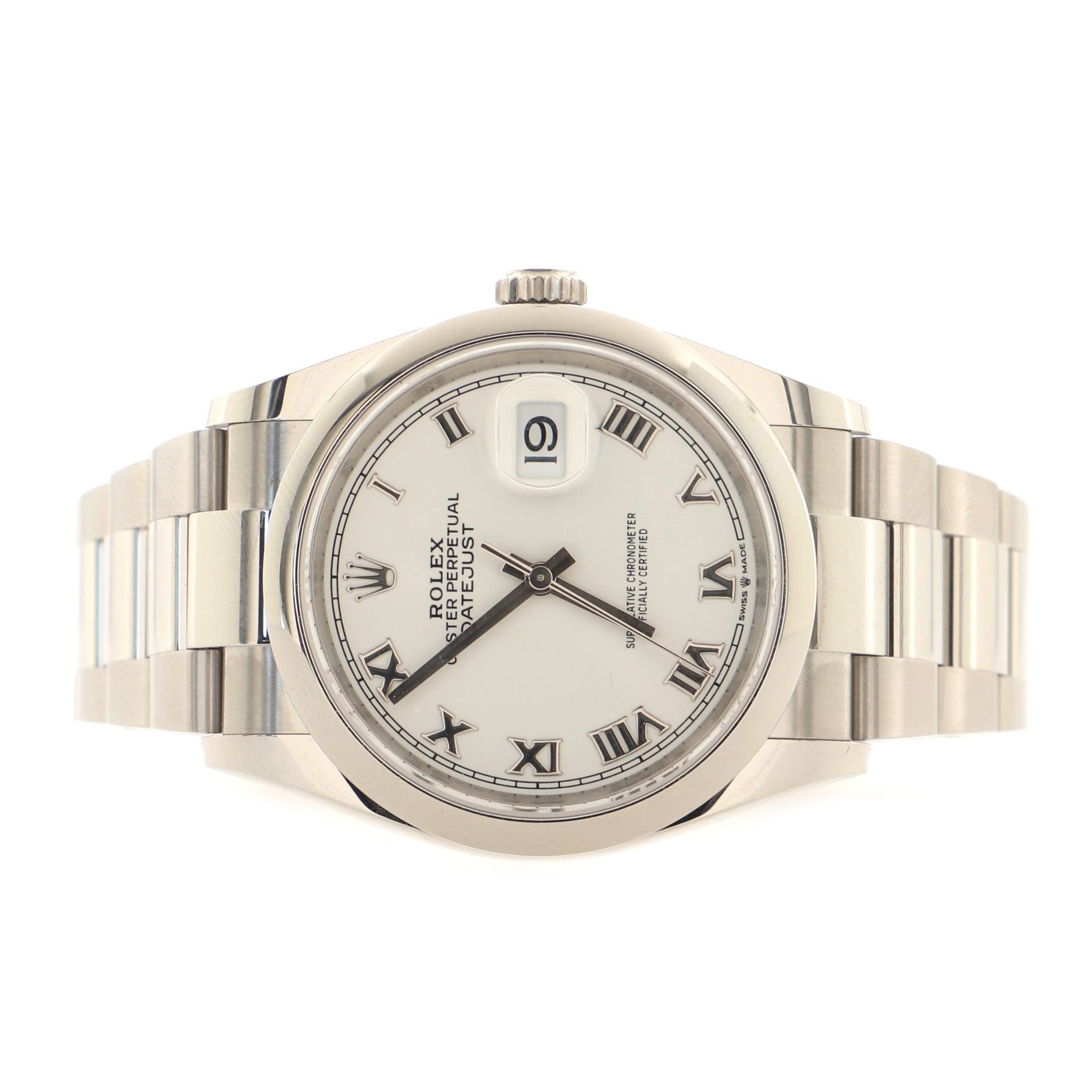 Rolex Oyster Perpetual Datejust Automatic Watch Stainless Steel 36