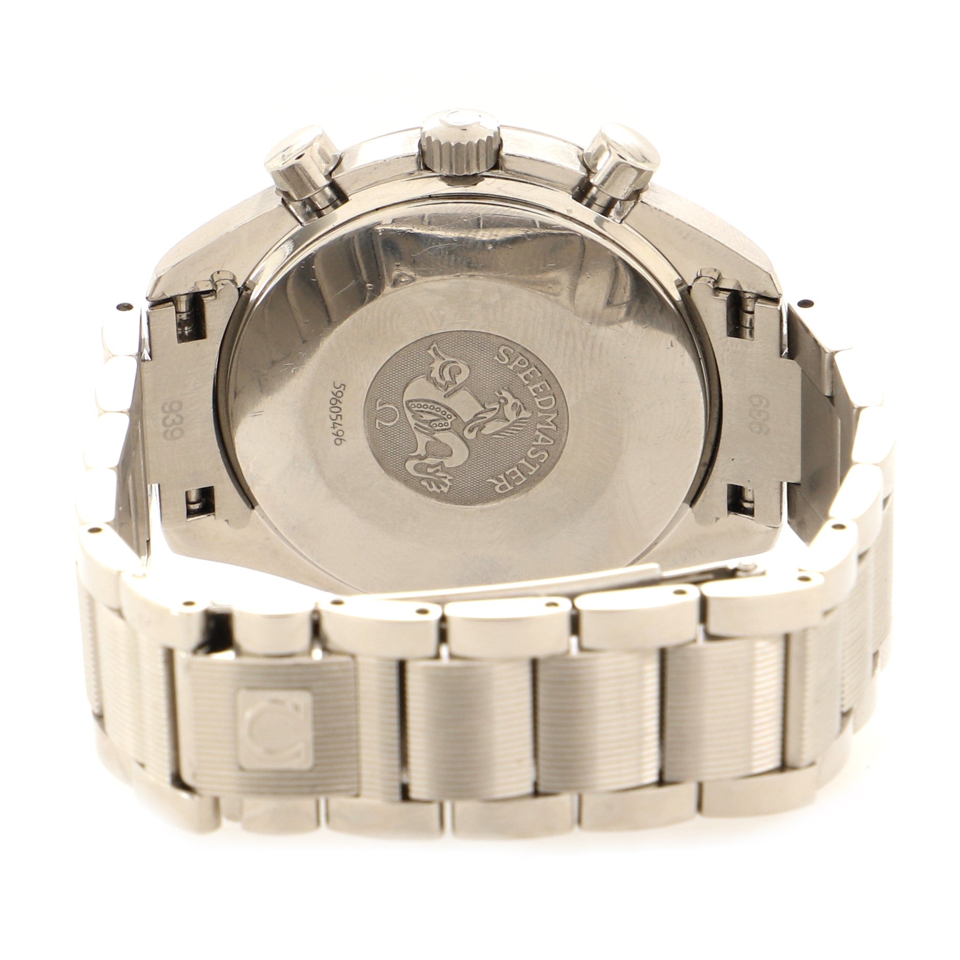 Omega Speedmaster Reduced Chronograph Automatic Watch Stainless Steel with Mother of Pearl 39