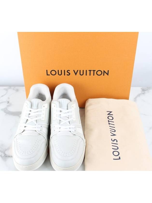 Louis Vuitton LV trainer sneakers gray 7 260