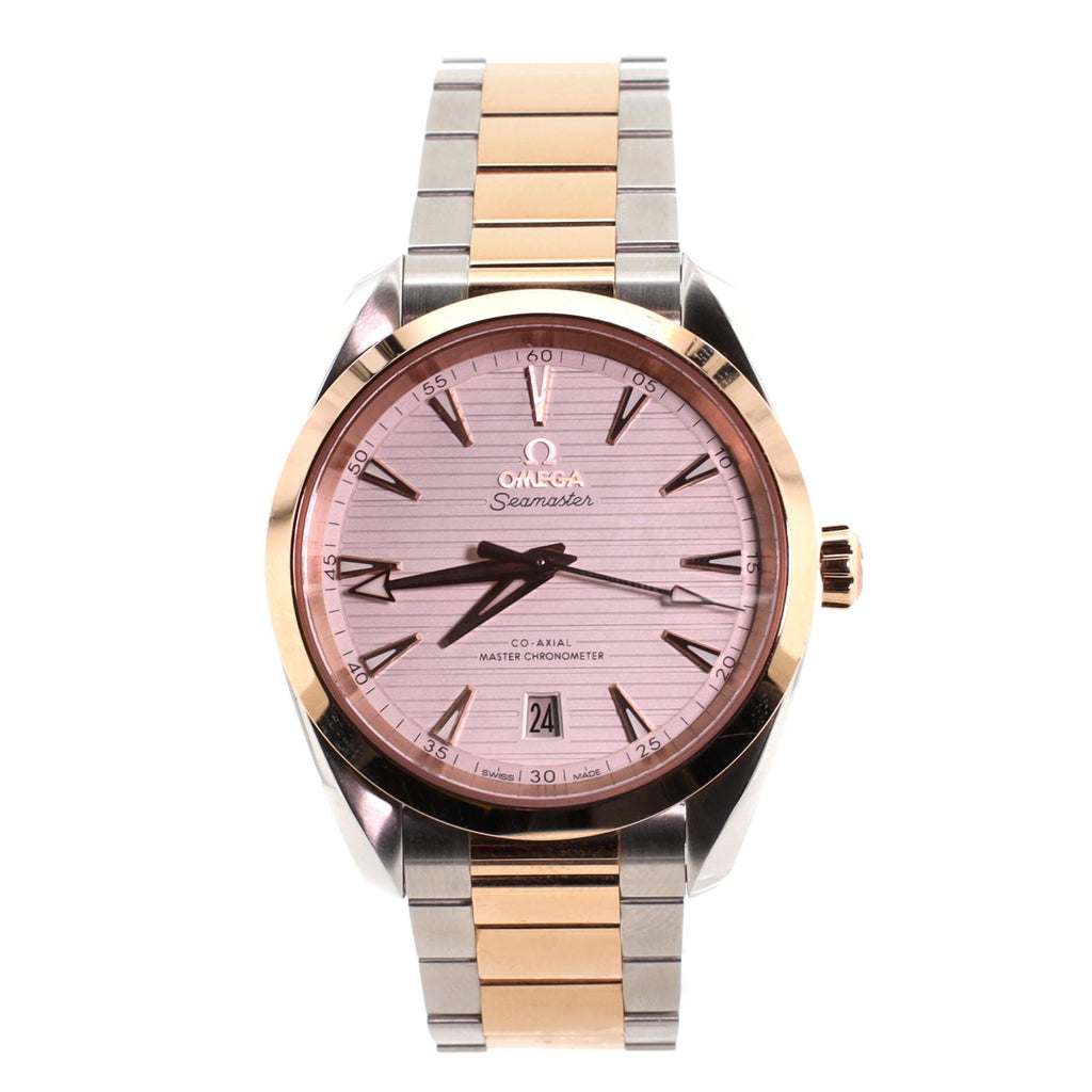 Omega Seamaster Aqua Terra 150M Co-Axial Chronometer Automatic Watch Stainless Steel and Rose Gold 38