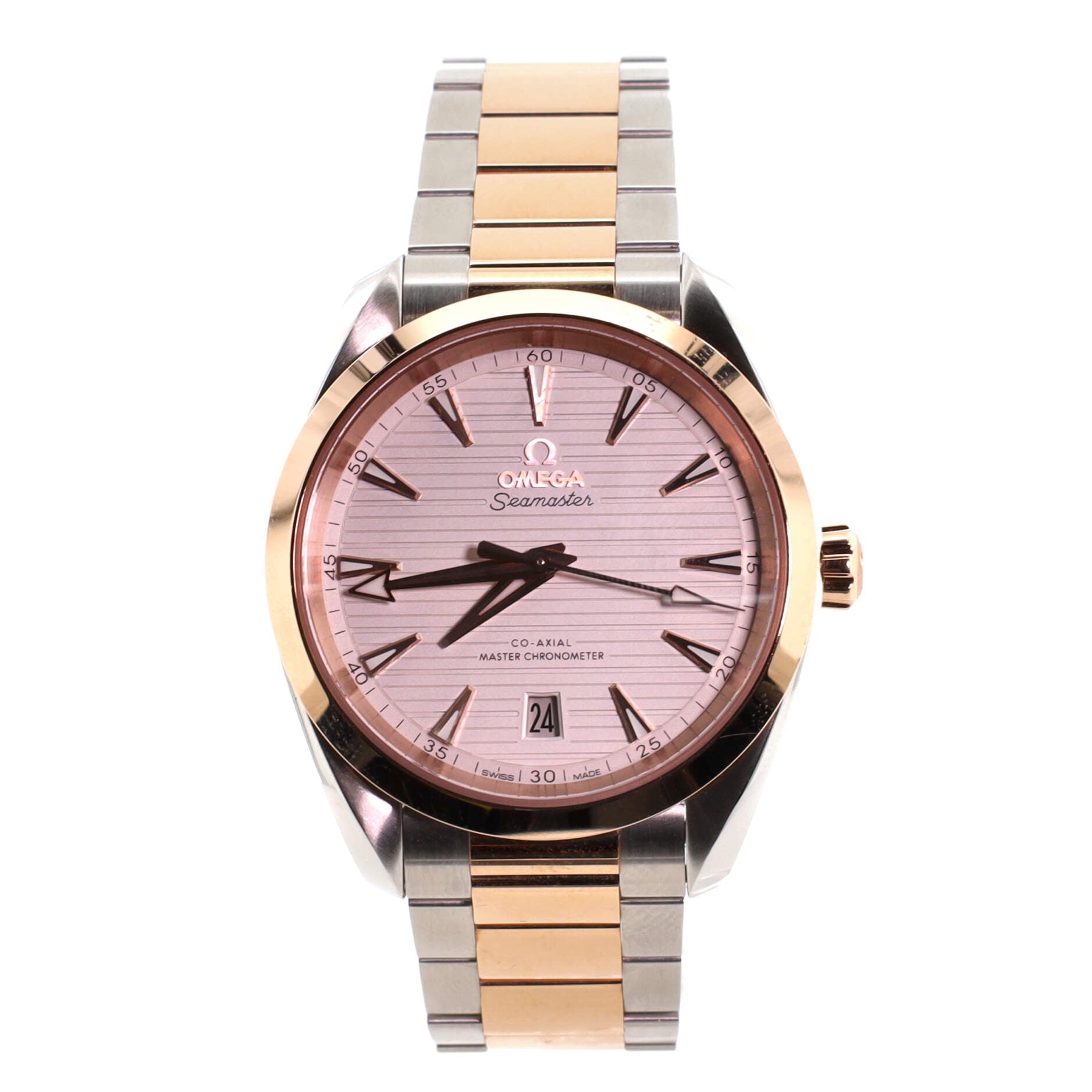 Omega Seamaster Aqua Terra 150M Co-Axial Chronometer Automatic Watch Stainless Steel and Rose Gold 38