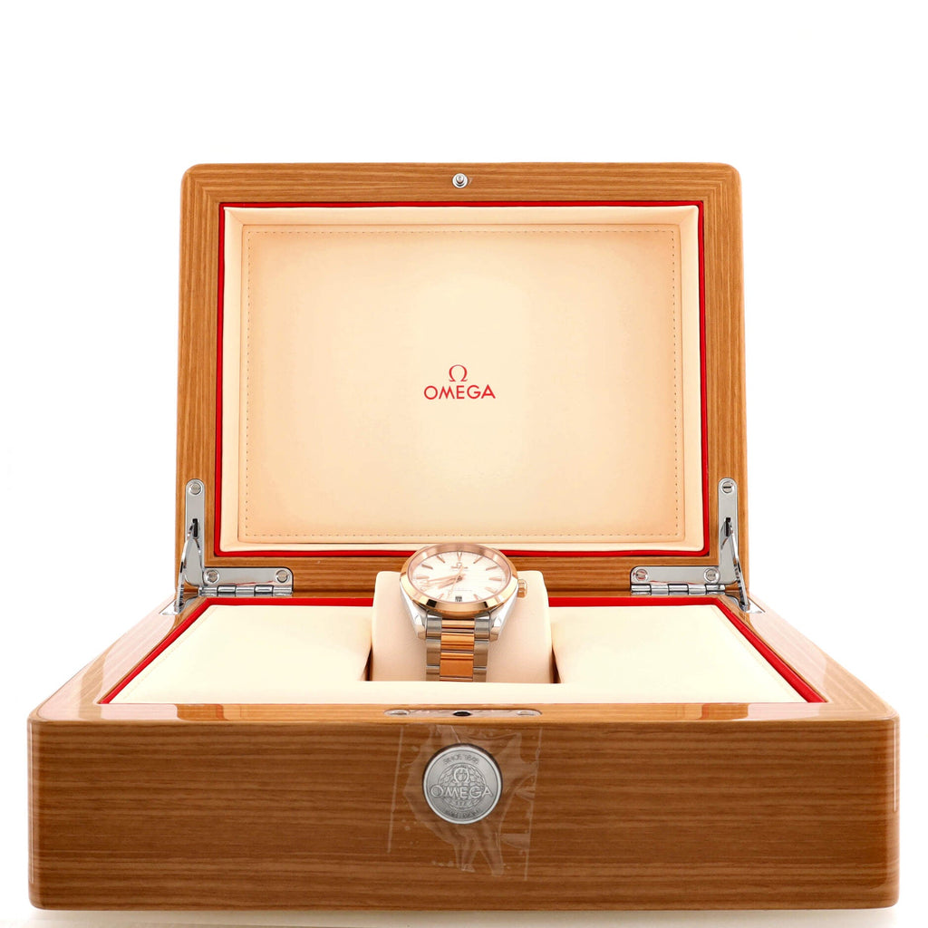 Omega Seamaster Aqua Terra 150M Co-Axial Chronometer Automatic Watch Stainless Steel and Rose Gold 38