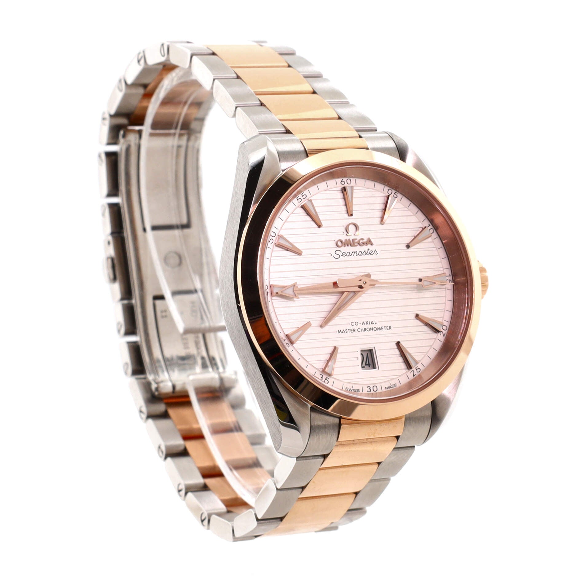 Omega Seamaster Aqua Terra 150M Co-Axial Chronometer Automatic Watch Stainless Steel and Rose Gold 38