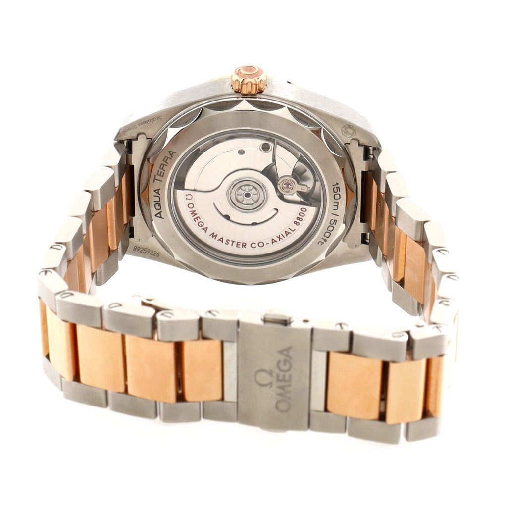 Omega Seamaster Aqua Terra 150M Co-Axial Chronometer Automatic Watch Stainless Steel and Rose Gold 38