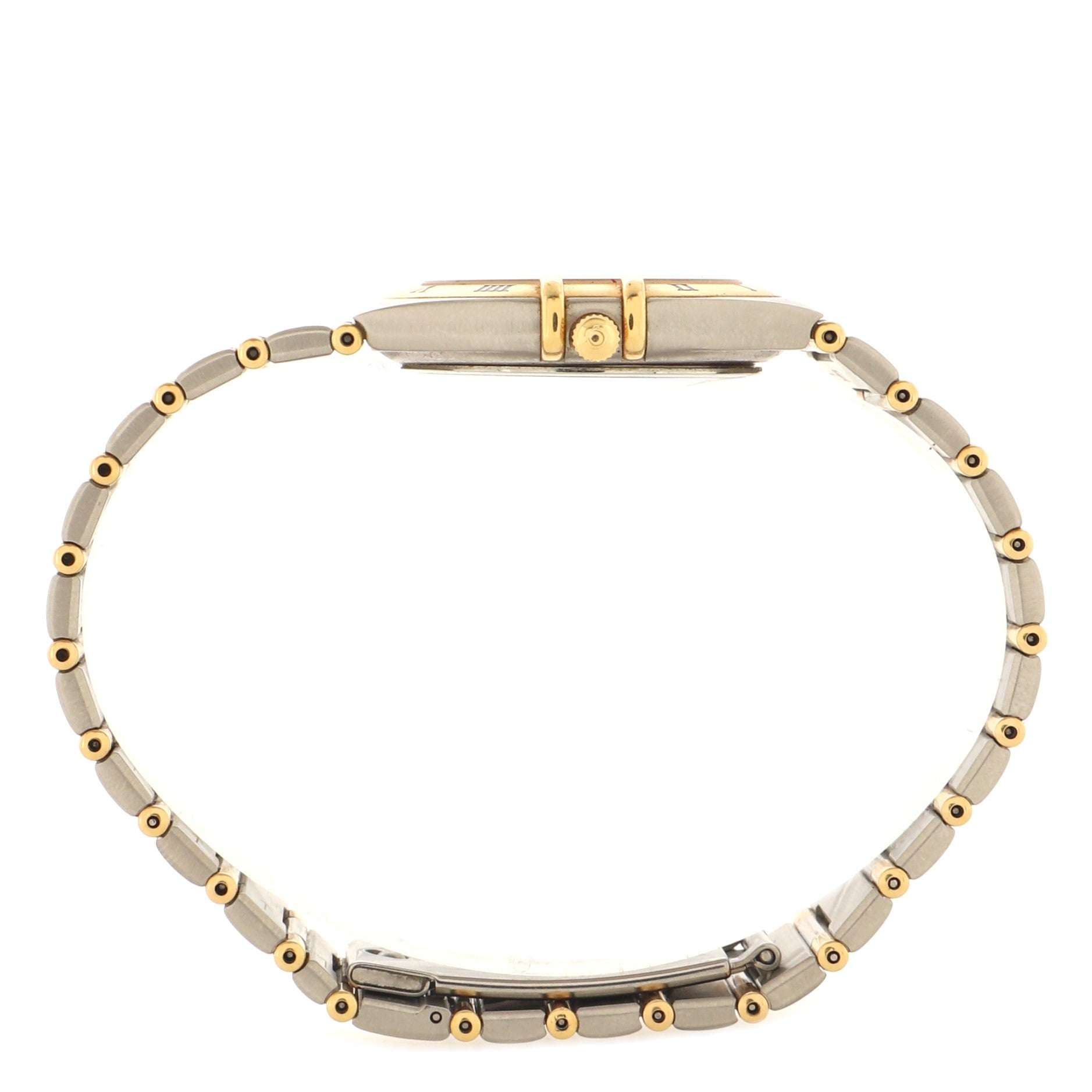 Omega Constellation Quartz Watch Stainless Steel and Yellow Gold 33