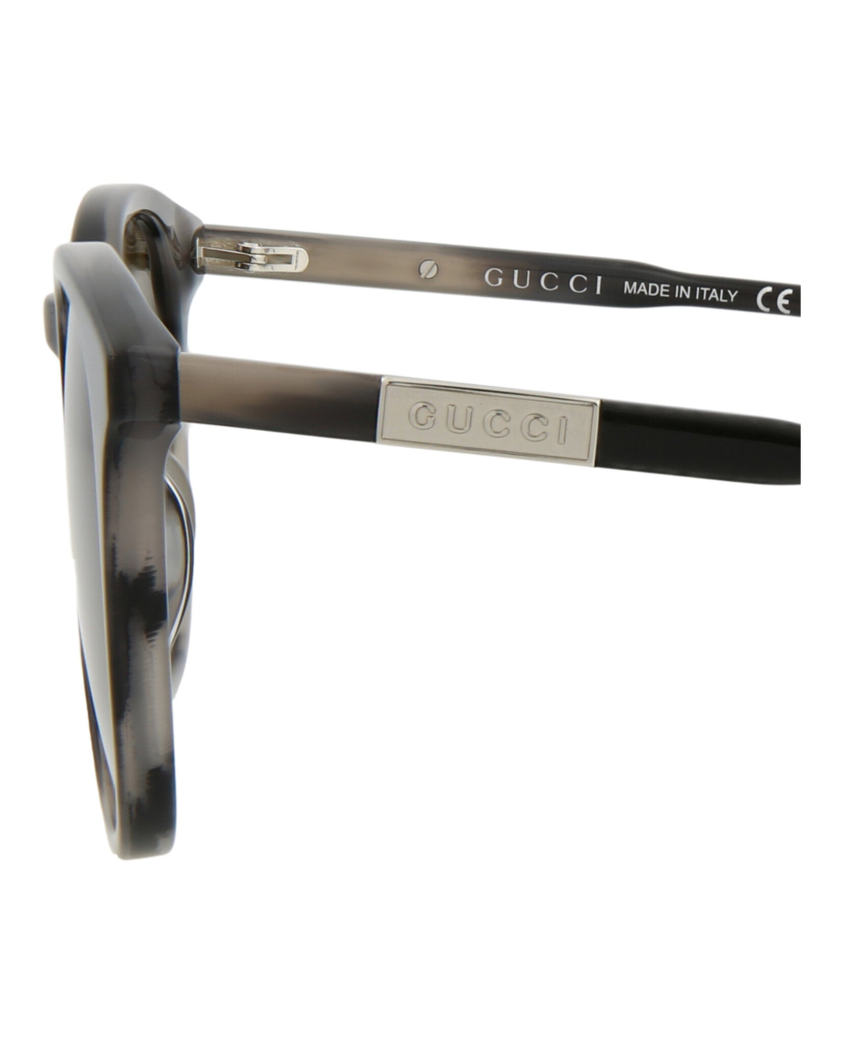 Gucci Round/Oval-Frame Acetate Sunglasses