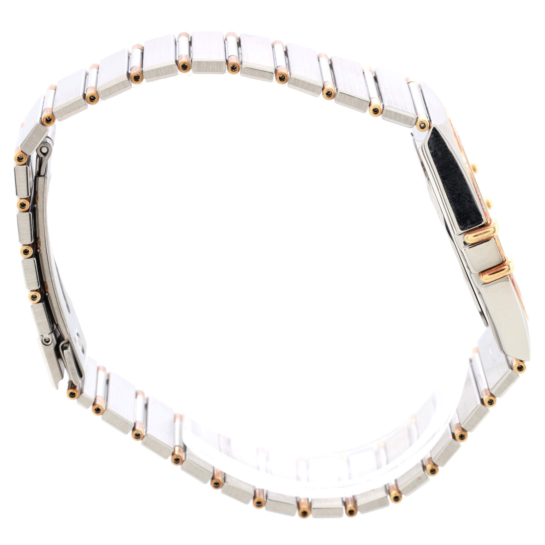 Omega Constellation Day Date Quartz Watch Stainless Steel and Yellow Gold 33
