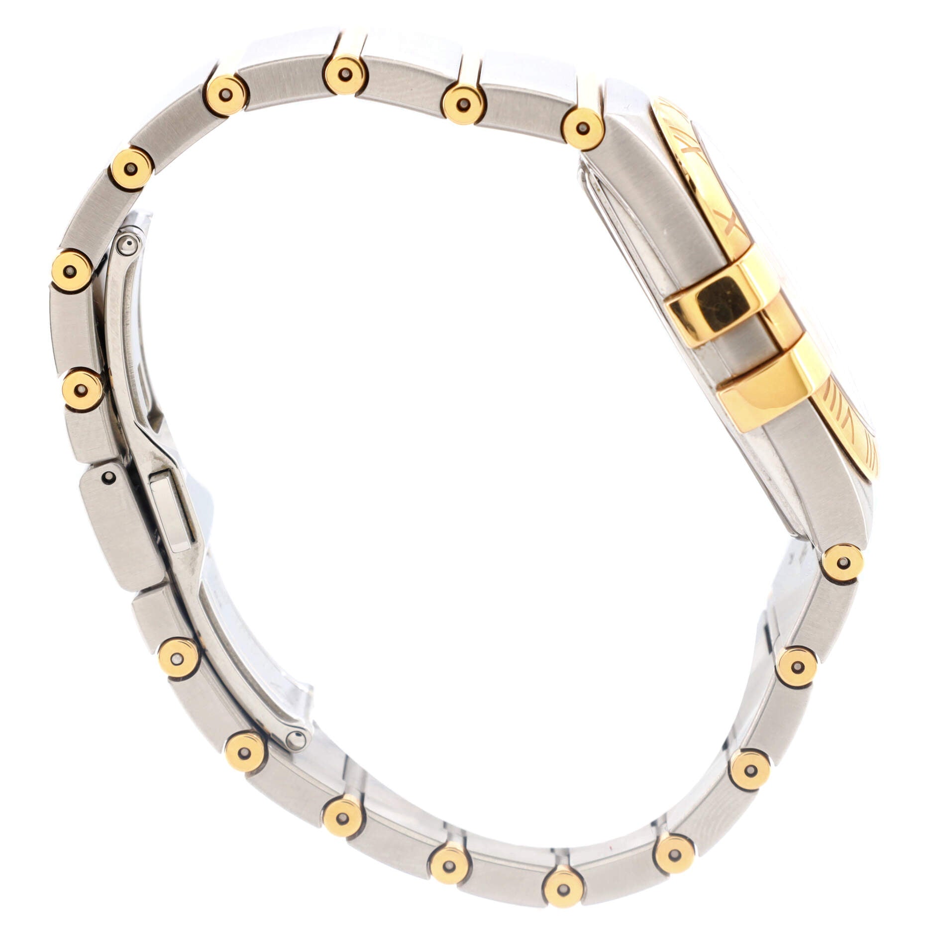 Omega Constellation Quartz Watch Stainless Steel and Yellow Gold 35