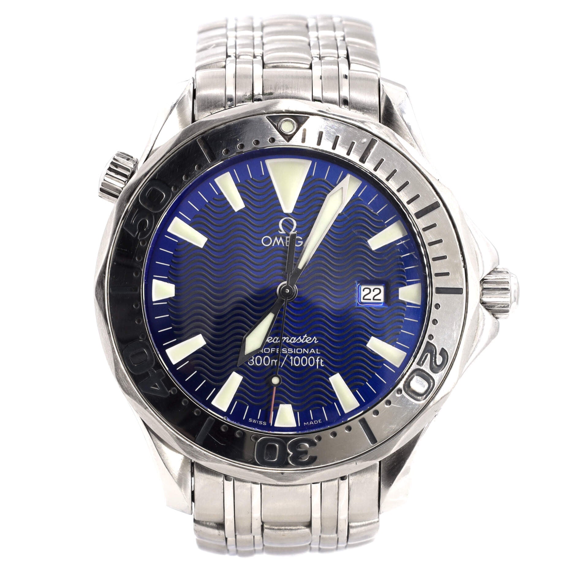 Omega Seamaster Professional Diver Chronometer 300M Automatic Watch Stainless Steel 41