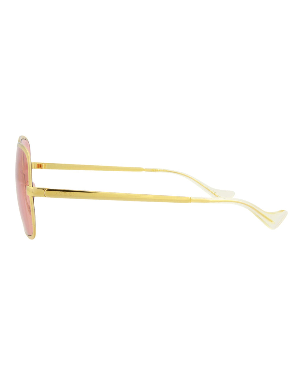 Gucci Square-Frame Metal Sunglasses