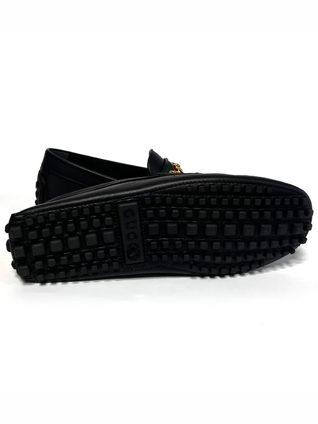 Gucci Web Horsebit Driving Shoes Black
