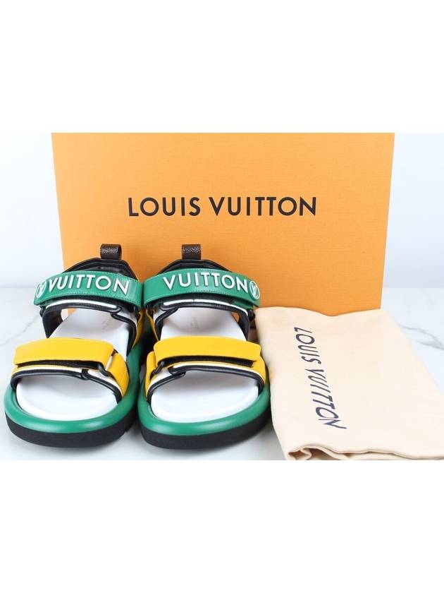 Louis Vuitton Full pillow comfort sandals 35 5 225