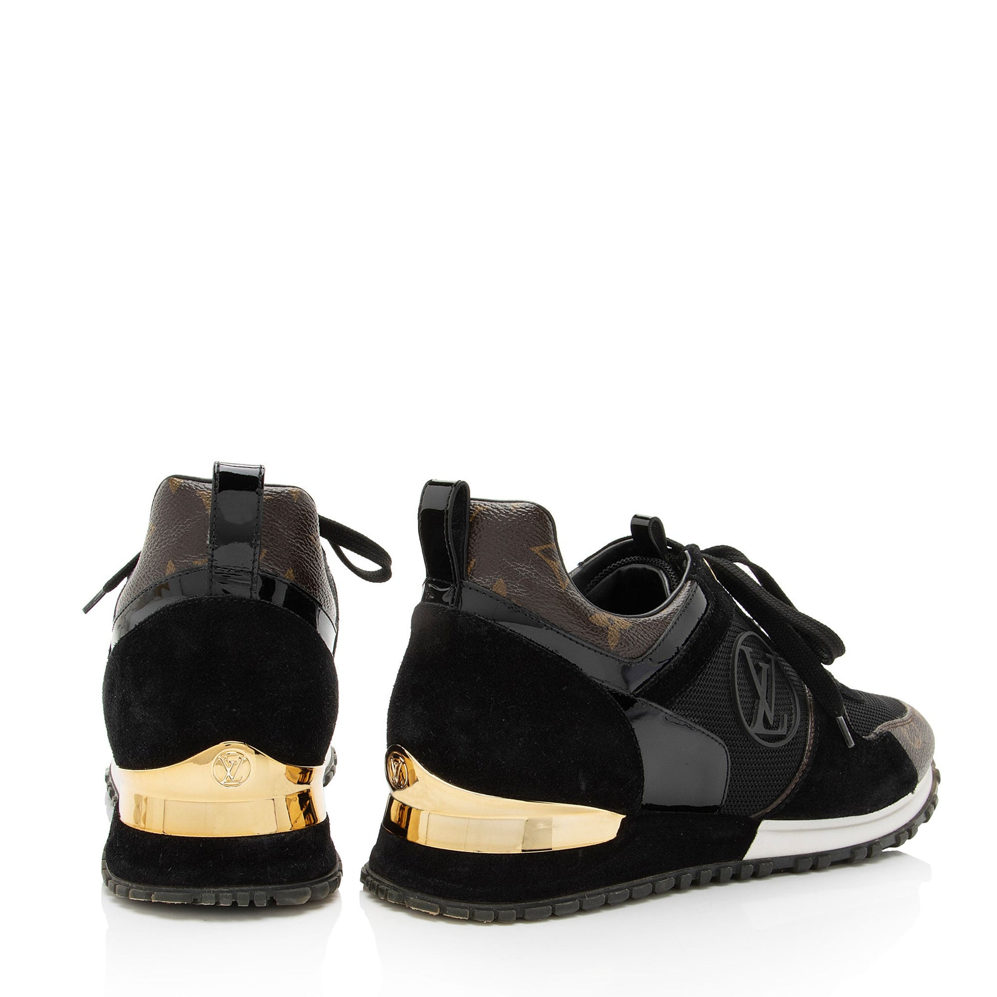 Louis Vuitton Monogram Canvas Suede Run Away Sneakers