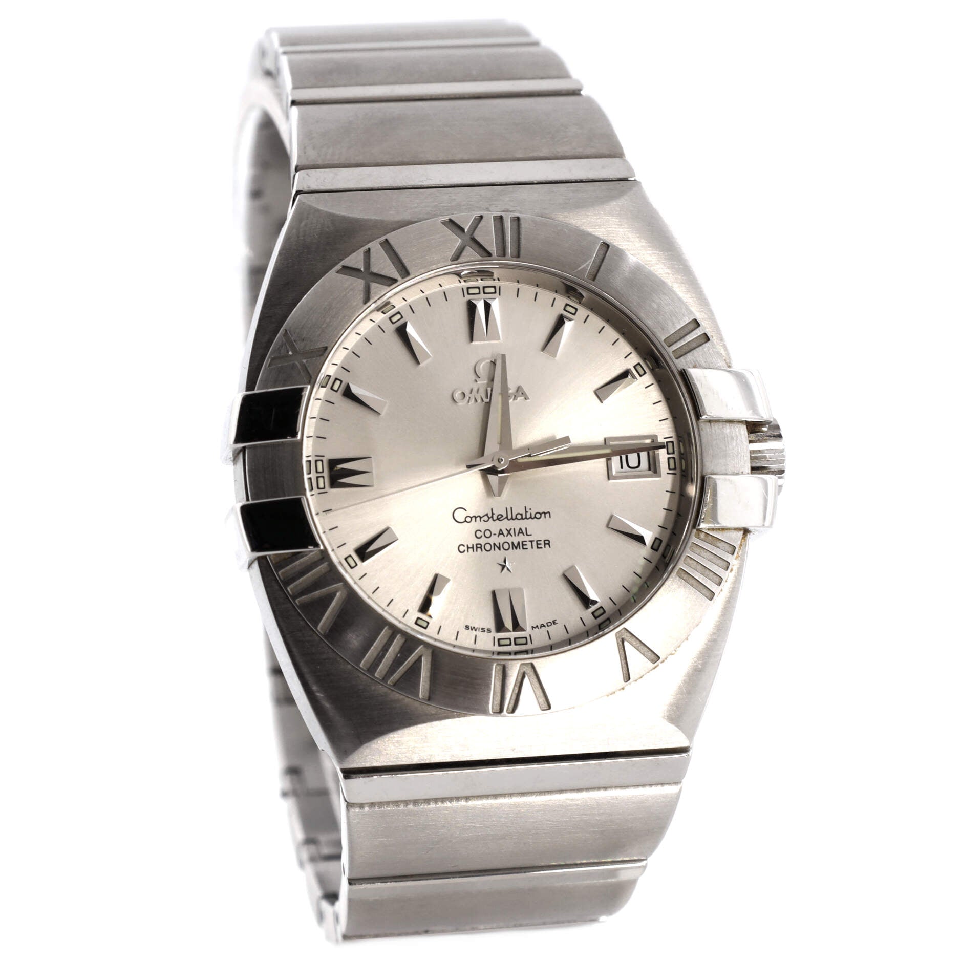 Omega Constellation Double Eagle Co-Axial Chronometer Automatic Watch Stainless Steel 40