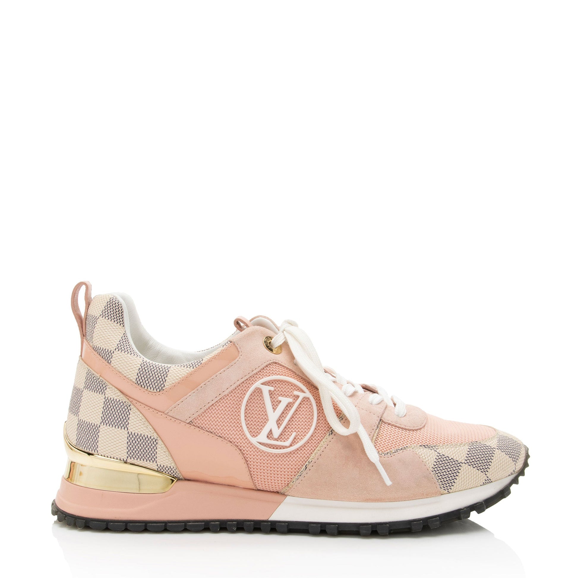 Louis Vuitton Damier Azur Suede Run Away Sneakers