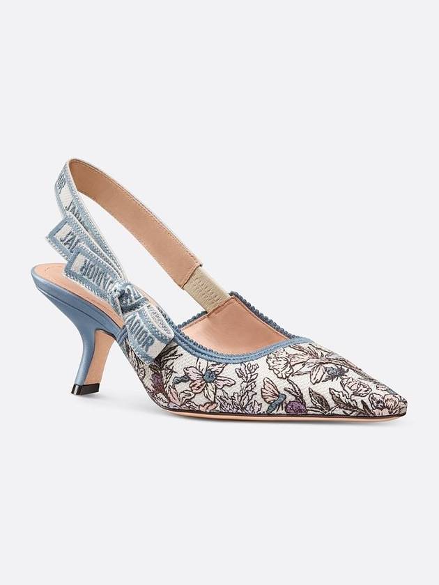 Christian Dior J'Adior Dress Slingback Heels Blue