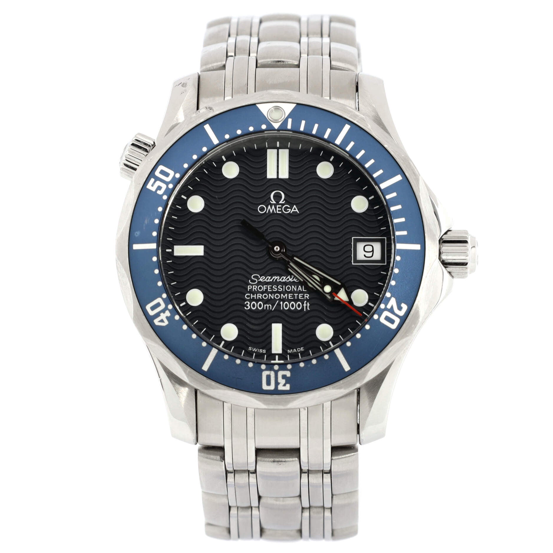 Omega Seamaster Professional Diver 300M Chronometer Automatic Watch Stainless Steel 36